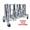 Shorty A frame Cart Double Sided Transport Cart 78" x 32" x 33"