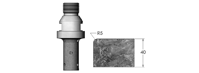 A40R5 Grinding Bit for Marble/Granite