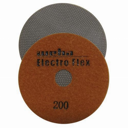 200 Grit 4" Electro Flex Polishing Pads