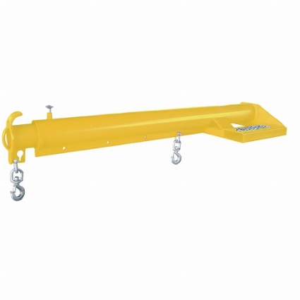 Weha Yellow Forklift Boom for natural and engineered stone slabs and bundles #123661