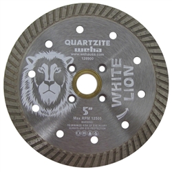 Quartzite Turbo Blade, Quartzite Diamond Blade, Quartz Turbo Blade White Lion 5" Part # 128900