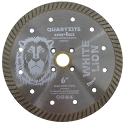 Quartzite Turbo Blade, Quartzite Diamond Blade, Quartz Turbo Blade White Lion 5" Part # 128901