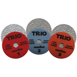 Trio 3 Step Flexible Diamond Polishing Pad
