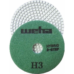 Part#  13353 4" Weha 3 Step Hybrid diamond polishing pad step 3