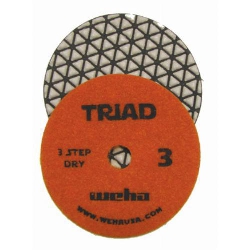 4" Step 3 of 3 Triad Dry Polishing Pads