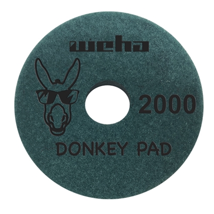 5" Donkey Quartz Inline and Face Polish Surface Polishing Pad 2000 Grit