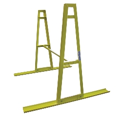 Weha Safety Yellow Granite and Stone A Frame Storage Rack Set