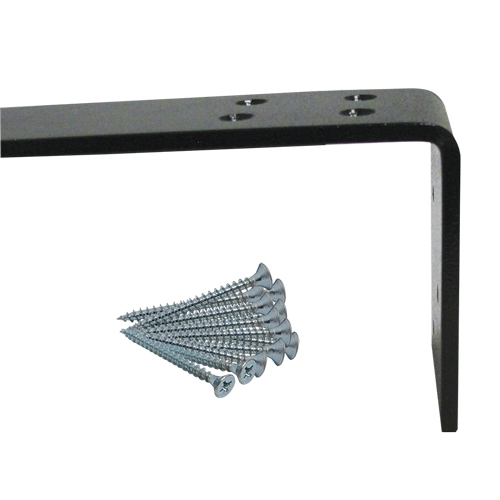 Weha 12 Inch X 2-1/2 Inch X 1/4 Inch L Shaped Counter Top Support Bracket Set of 3 Plus 12 Screws