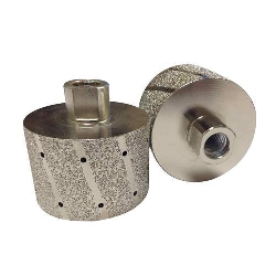 1 1/4" 32 mm Diamond Zero Tolerance grinding Drum wheel for stone concrete sink 