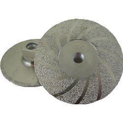 Part # 30233 Weha 4.5" Vac Brazed Flat Diamond Cupwheel - Medium
