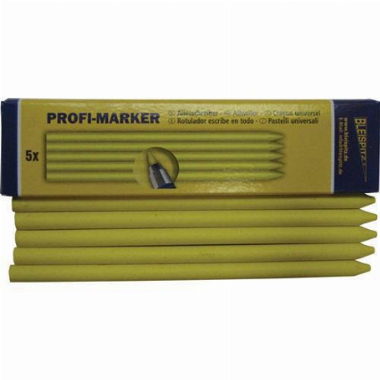 Part#  4090157 Yellow Graphite Color Pen Refill for Profi marker- 5 per boxx