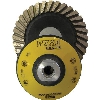 Part#  50250 Weha 4" Rubber Turbo Diamond Cup wheel - Coarse grit