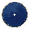 Part#  51525 Weha Matrix 12" x 1" Arbor Diamond Continuous Rim Reinforced Core Blade Blue