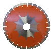 Part#  5400300 Weha Orange Tiger 16" x 20mm Arrix Layered Diamond Blade