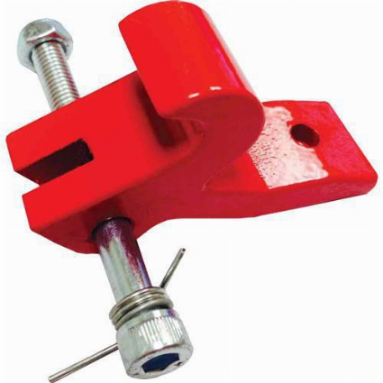 Part#  601601 Abaco Red Locking Latch Clip with Torsion Spring and Bolt