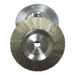 Diamond Flap Disc Cup Wheel 60 grit 4 inch Weha Part # 7650