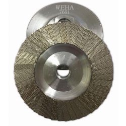 Diamond Flap Disc Cup Wheel 120 grit 4 inch Weha Part # 7651