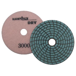 Dry Diamond Polishing Pad Spiral Brick - 3000 Grit Part#  DPS43000