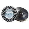 Part#  VZ050202 Weha 4" Aluminum Turbo Diamond Cup Wheel - Medium